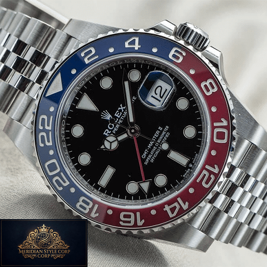Rolex Gmt Master Pepsi 116719BLRO Jubilee Bracelet Replica White Background