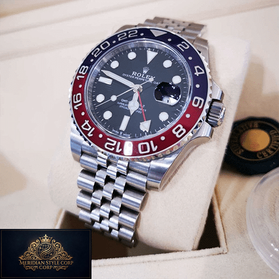 Rolex Gmt Master 116719BLRO Blue & Red Bezel Replica Jubilee Bracelet