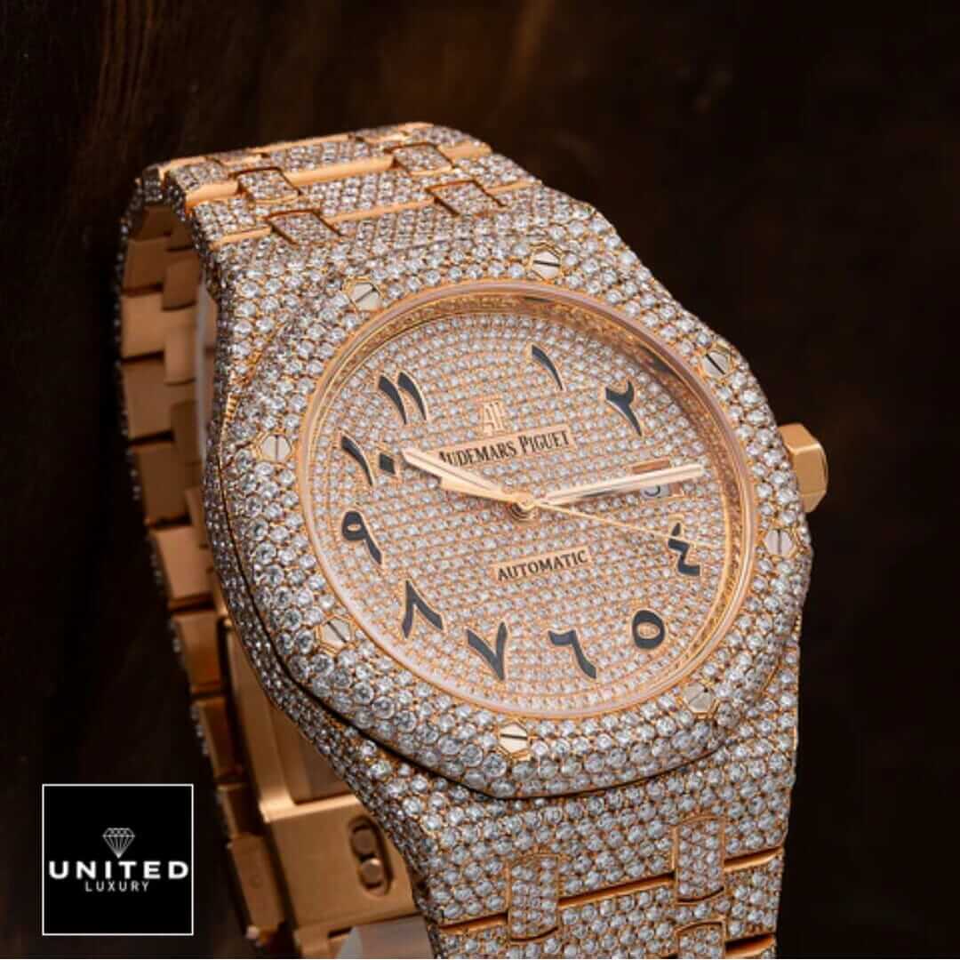 Audemars Piguet Royal Oak AP160SF295 “Iced Out” Signature Copy Edition - Image 3