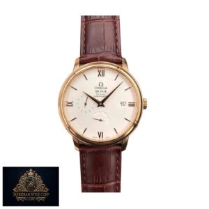 Omega De Ville Brown Leather Strap 424.53.40.21.02.001 Top Replica 1:1