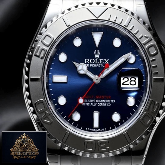 Rolex 116622 Steel Platinum Blue Dial Replica black