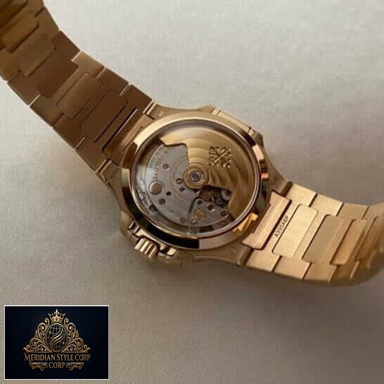 Patek Philippe 7118-1200r-010 Gold Bracelet Replica upside view