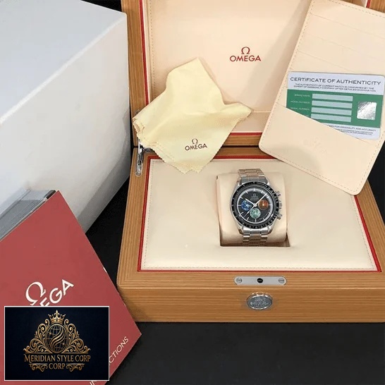 Omega Speedmaster From The Moon Mars Dial Replica in the box