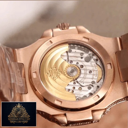 Patek Philippe Nautilus Jumbo 5711-R8 Rose Gold Replica upside view