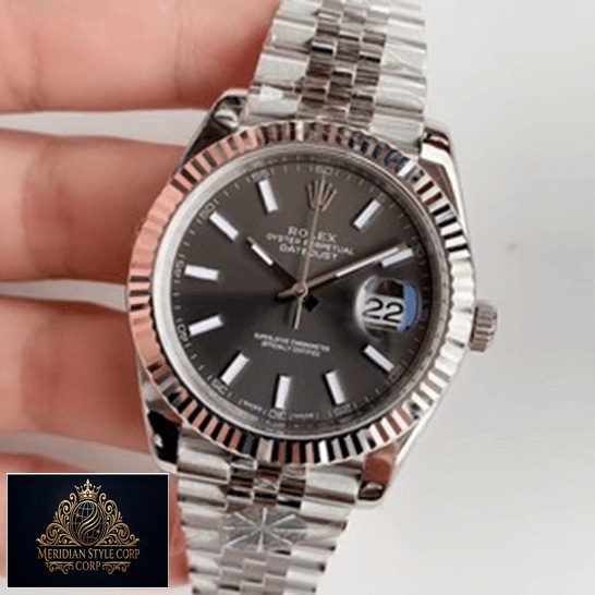 Rolex Datejust 126334 Replica Grey Dial Jubilee Bracelet