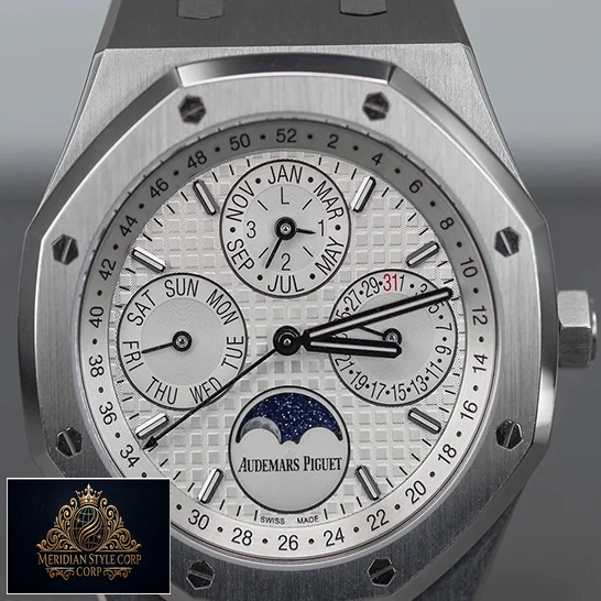 Audemars Piguet 26574ST.OO_.1220ST.01 White Dial Moon Replica front view