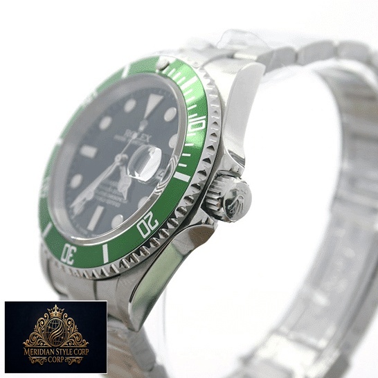 Rolex Submariner Date Kermit Black Dial Green Bezel 16610LV MK2 Replica