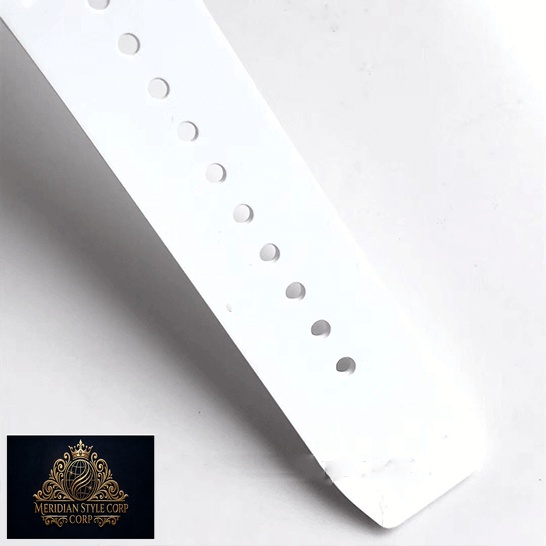 Richard Mille RM55 White Rubber Bracelet Replica white background