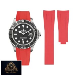 Rolex – Yacht-Master – Rubber Strap – Red