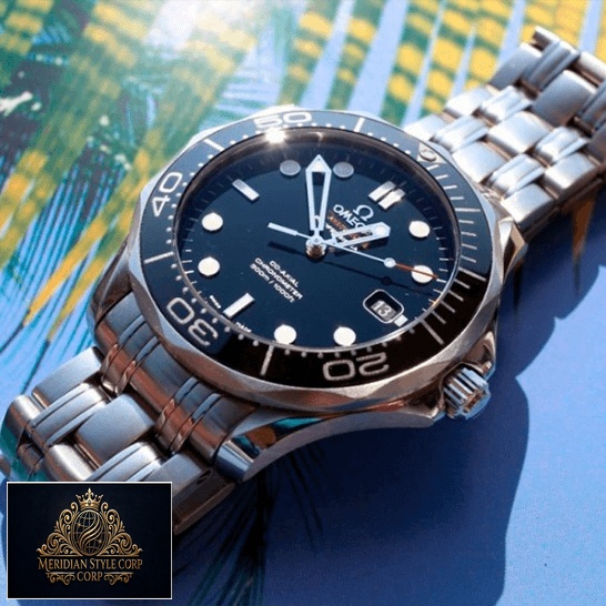 Omega Seamaster 300m Steel Black Dial Repica