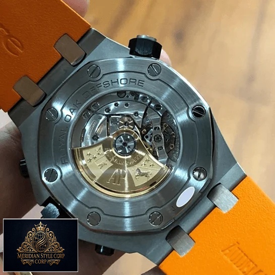 Audemars Piguet Royal Oak Offshore Steel Mechanism Case Replica upside view
