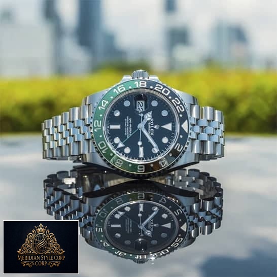 Rolex Sprite Black Dial Jubilee Bracelet Replica