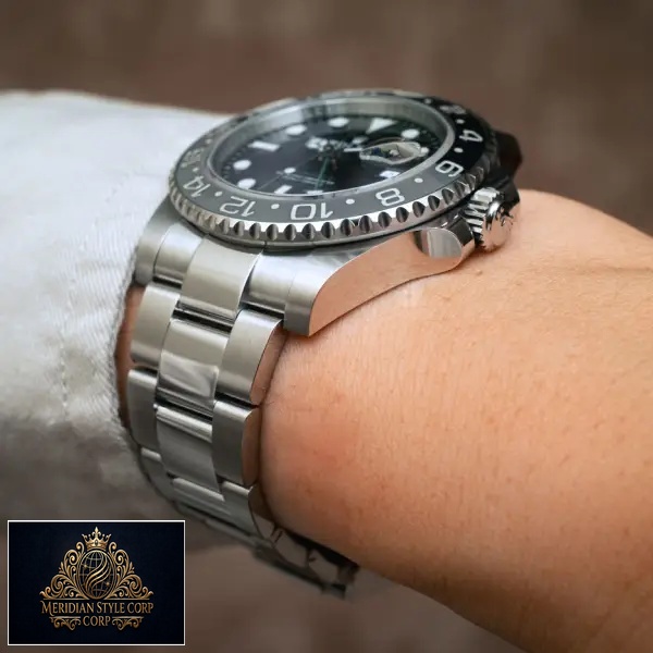 Rolex GMT-Master II 126710LN "Black Bezel Oyster" High-End Replica 1:1 rolex gmt master ii black dial 126710 1