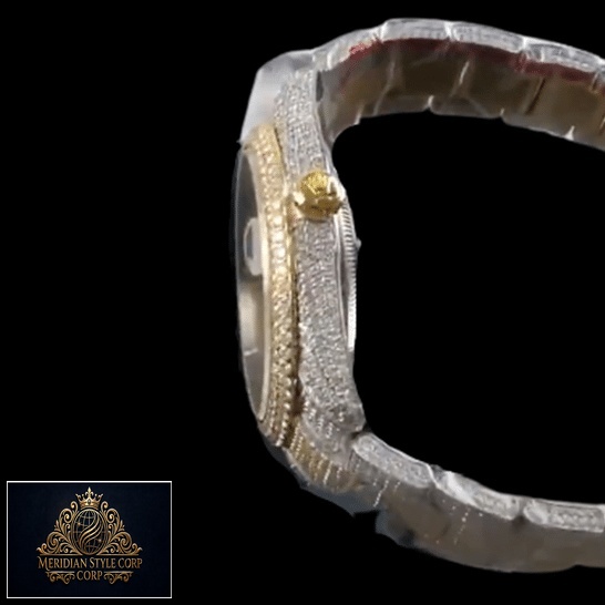 rolex_datejust_two_tone_yellow_gold_arabic_dial_iced_out_116300_right_side