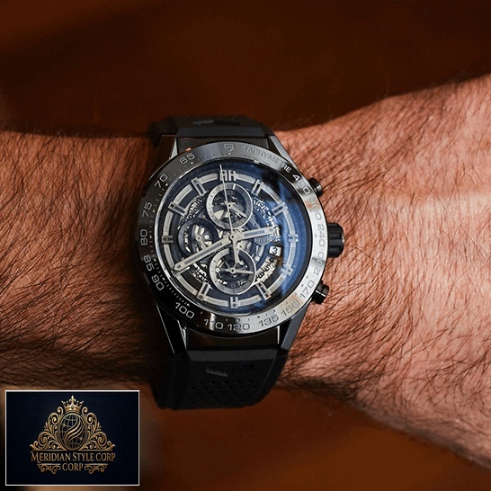 Tag Heuer Carrera Black Dial cAR2A91.FT6071 Replica on the man wrist