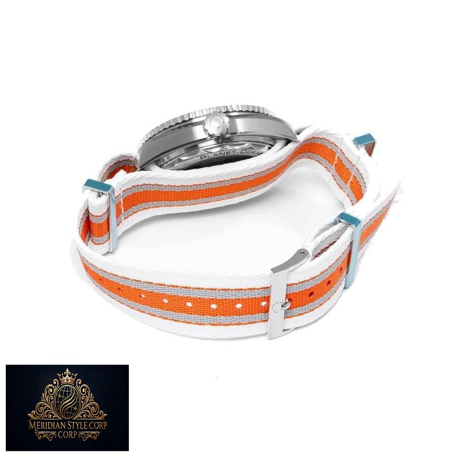 Omega Seamaster Planet Ocean 215.32.44.21.04.001 “Orange” Mirror Replica 1:1 - Image 3