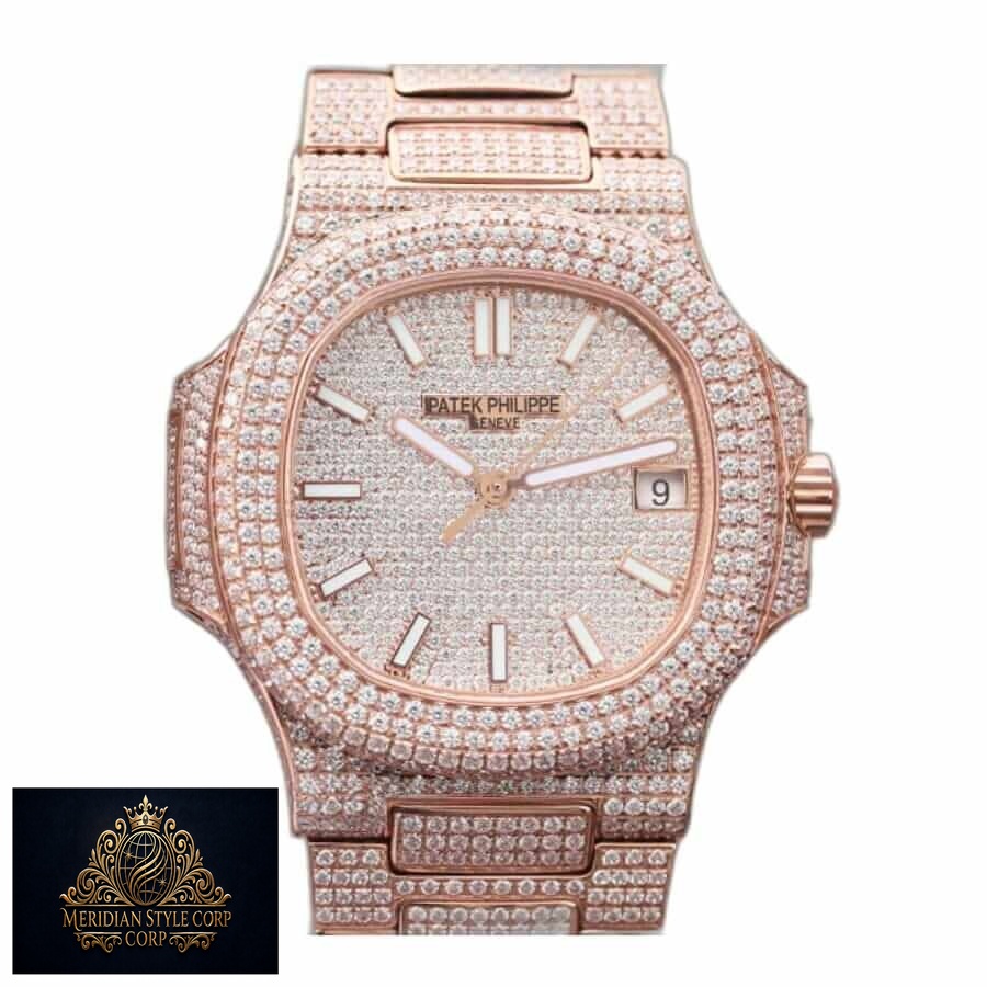 Patek Philippe Nautilus “Iced Out” 5719/10G Exceptional Replica 1:1
