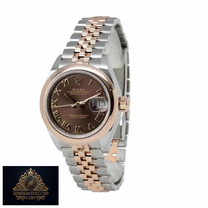 Rolex Lady-Datejust 279161 Chocolate Roman Dial Mirror Clone Quality - Image 4