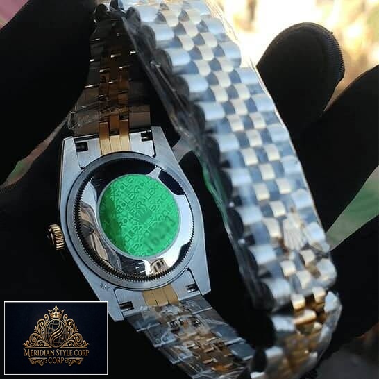 Rolex Day-Date 128238 MOP Two Tone Jubilee Replica stainless steel case