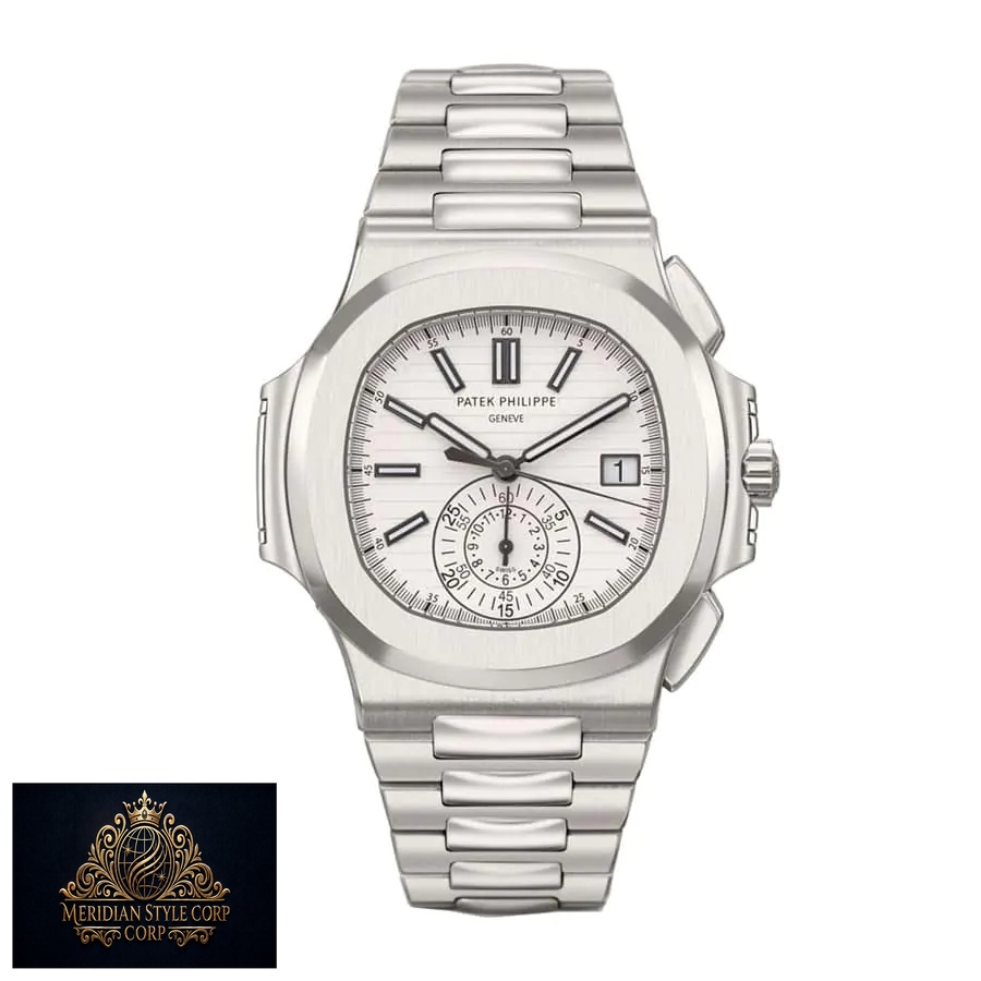 Patek Philippe Nautilus Chronograph 5980/1A-019 “White Dial” Precision Clone