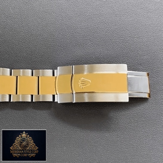 Rolex Datejust 41 126331-0013 Two Tone Oyster Bracelet Replica Fold Clasp on the Rolex Logo