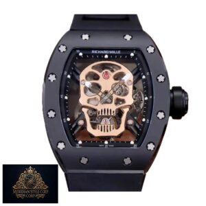 Richard Mille RM 52-01 Tourbillon “Skull” Rose Gold Luxury Clone Quality