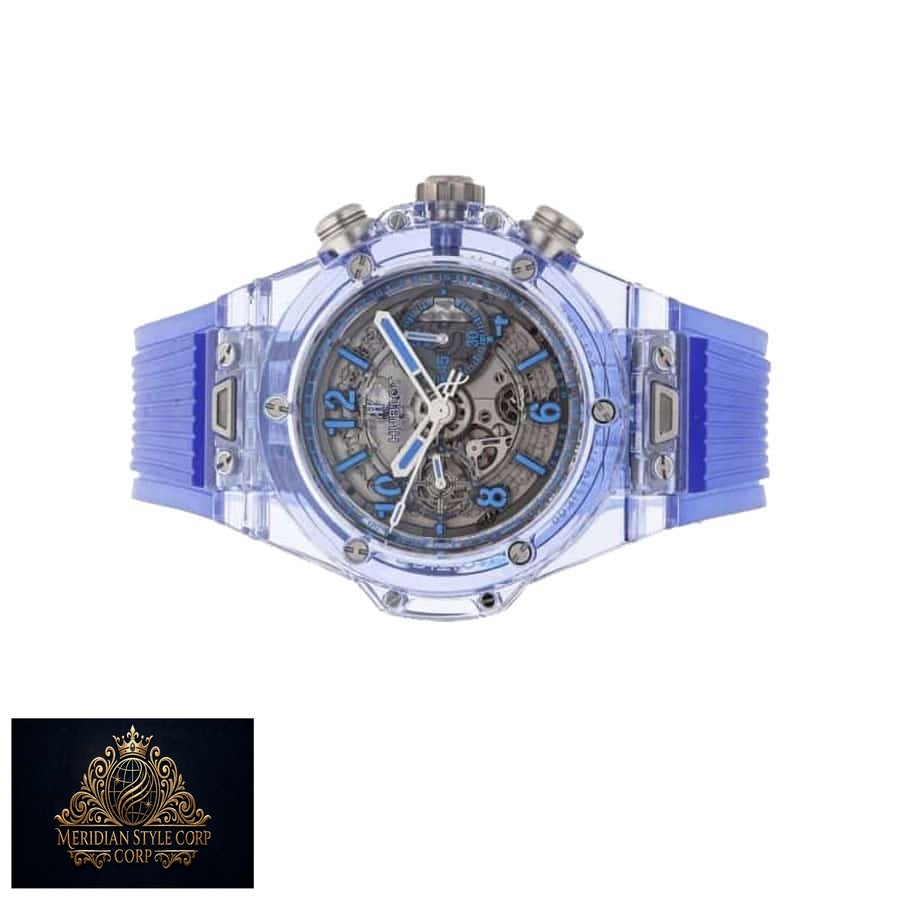 Hublot Big Bang Unico Blue Sapphire Flyback 411.JL.4809.RT Pro Clone 1:1 - Image 3