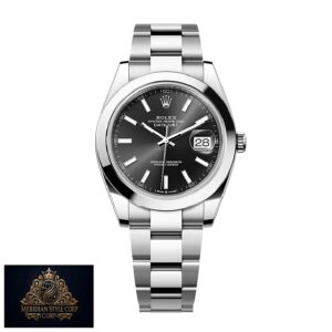 Rolex Datejust 126300 “Black Dial Oyster” Premium Clone Replica