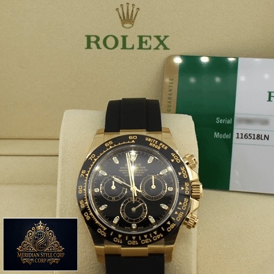 Rolex Daytona Cosmograph 116518LN-0043 Replica & Guarantee Card