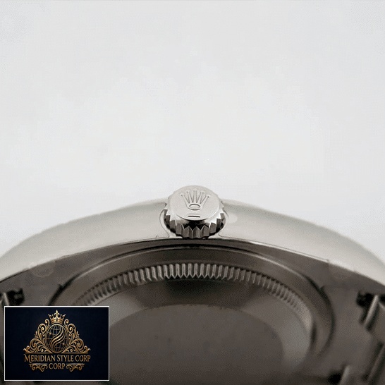 Rolex Perpetual Datejust 116200 S.Steel Case Replica Right Side Steel Crown Pusher