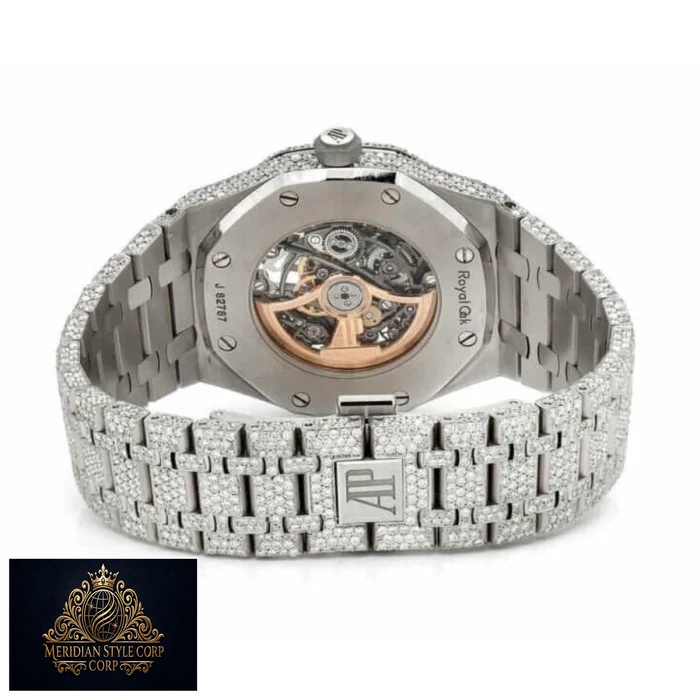 Audemars Piguet Royal Oak “Iced Out” A110BL72 Ultimate Clone Quality - Image 4