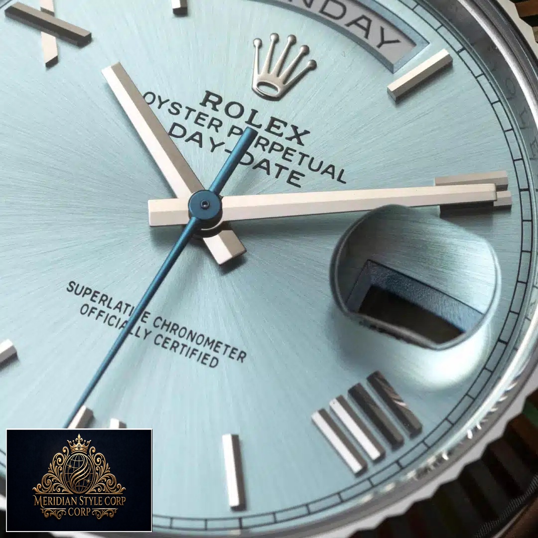 Rolex Day Date 228236 Turquoise Dial with Romen Numerial Replica