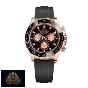Rolex Daytona 116515LN “Everose Gold Black Dial” Precision Duplicate 1:1