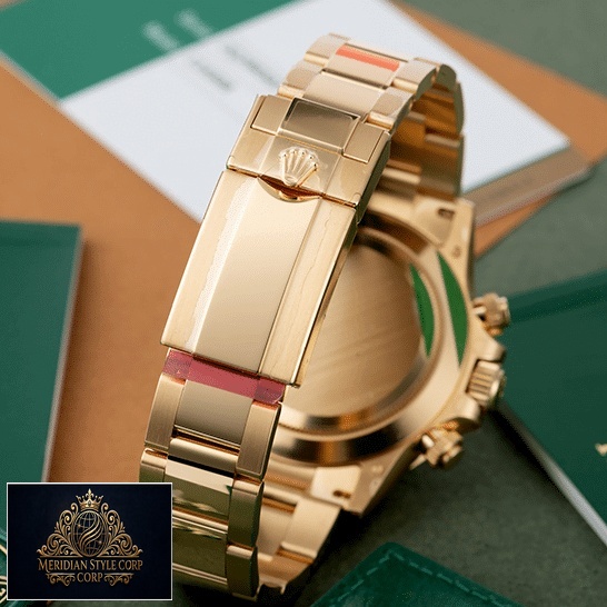 Rolex Cosmograph Daytona 116508-0009 Yellow Gold Oyster Bracelet and Fold Clasp Replica