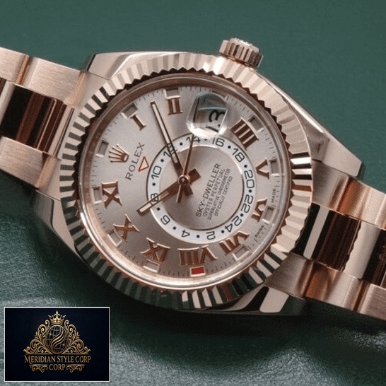 Rolex Sky Dweller Everose Gold 326935 Oyster Bracelet