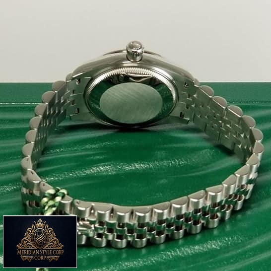Rolex Datejust 220239 Jubilee Bracelet on Green Table top