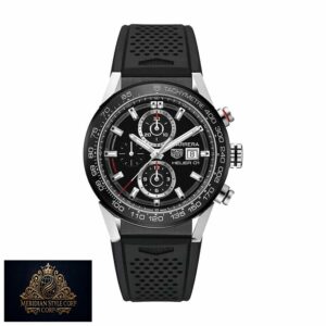 TAG Heuer Carrera Chronograph CBN2A1B.BA0643 “Black Rubber” Deluxe Copy Quality