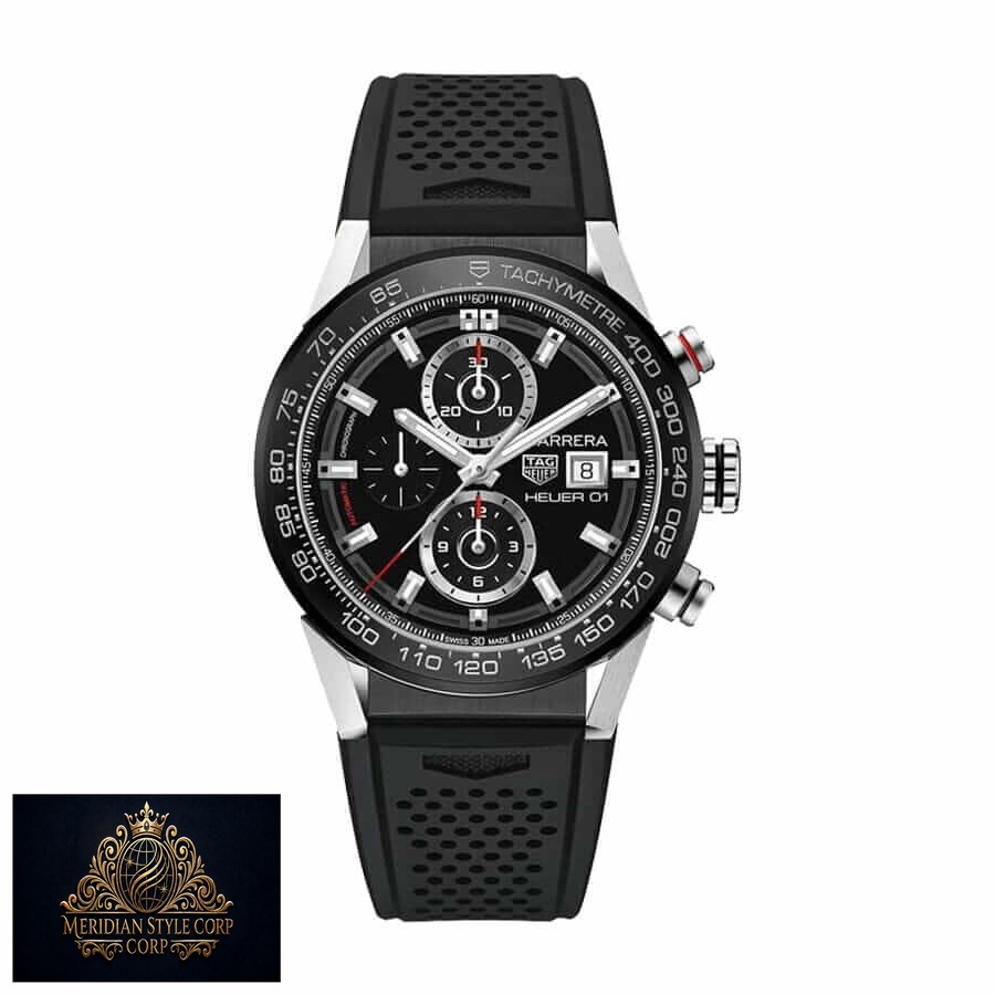 TAG Heuer Carrera Chronograph CBN2A1B.BA0643 “Black Rubber” Deluxe Copy Quality