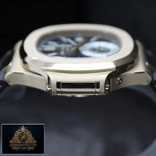 Patek Philippe Nautilus Rose Gold Bezel Replica side view
