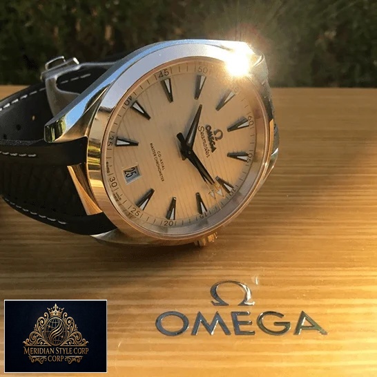 Omega Seamaster 220.22.41.21.02.001 White Dial Replica on the omega stand