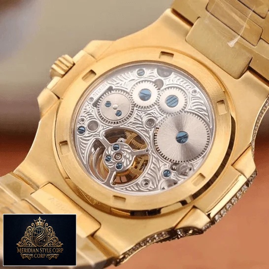 Patek Philippe Gold Case Bracelet Replica upside view