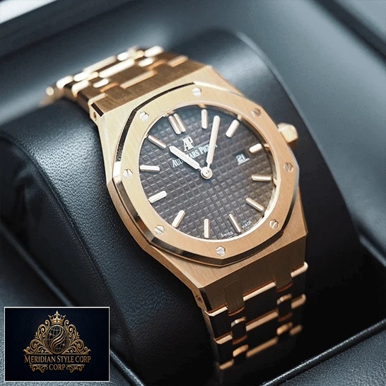 Audemars Piguet Royal Oak Brown Dial 67650OR.OO_.1261OR.01 Replica in the box