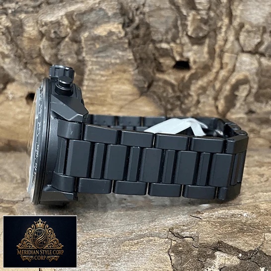 Tag Heuer Carrera Calibre Heuer 01 Black Stainless Steel Bracelet Replica side view