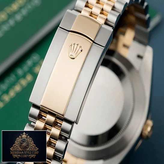 Rolex Datejust 12633BKDJ Two Tone Jubilee Bracelet Fold Clasp on the Rolex Logo Replica