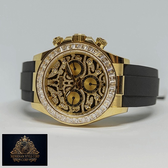 Rolex Daytona 116508-0004 Black Gem-Set Dial Replica