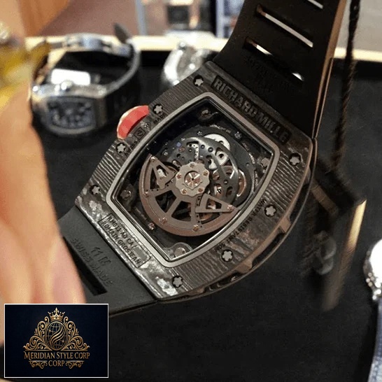 Richard Mile RM011 Romain Lotus Carbon Case Replica upside view