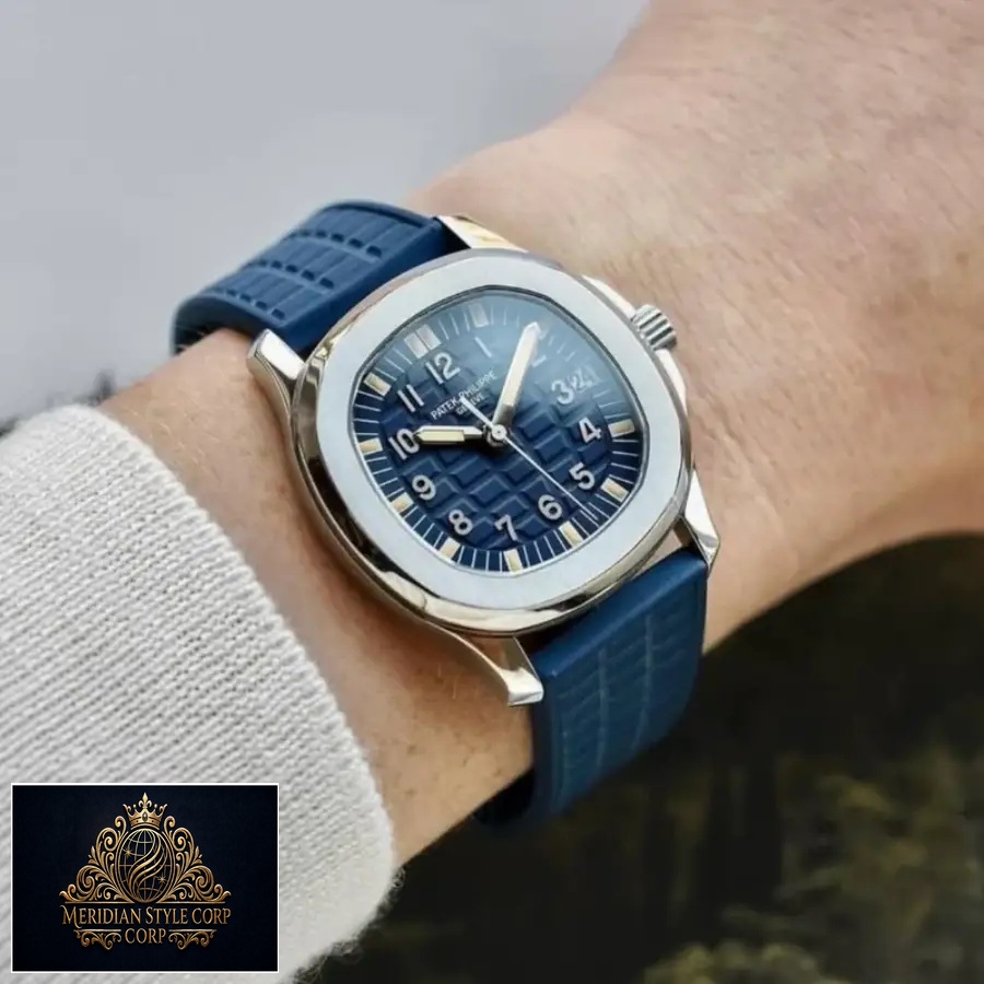 Patek Philippe – Aquanaut – Rubber Strap – Straight – Blue - Image 2