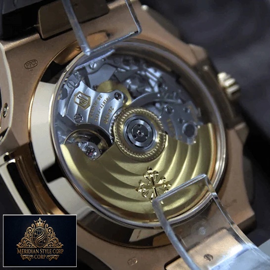 Audemars Piguet Nautilus Rose Gold Case Replica mechanism view