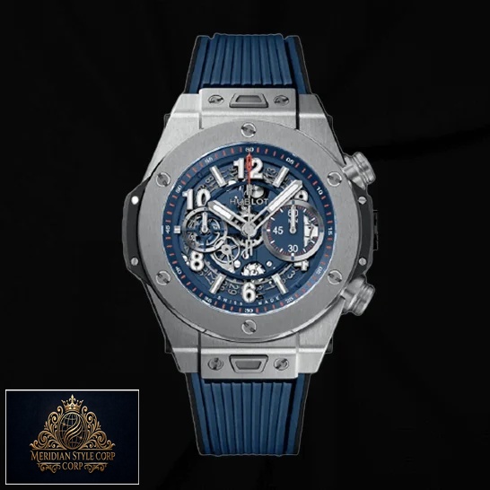 Hublot Big Bang Unico Blue 84.394.-5471.NL_.7112.RX Replica black background