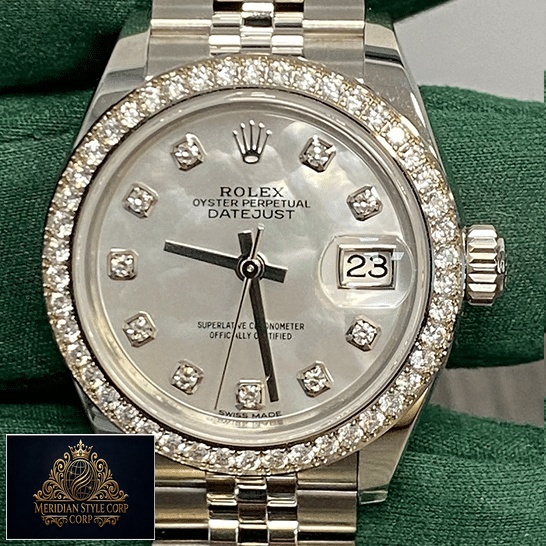 Rolex Datejust 279384RBR Diamond-Set Bezel Replica